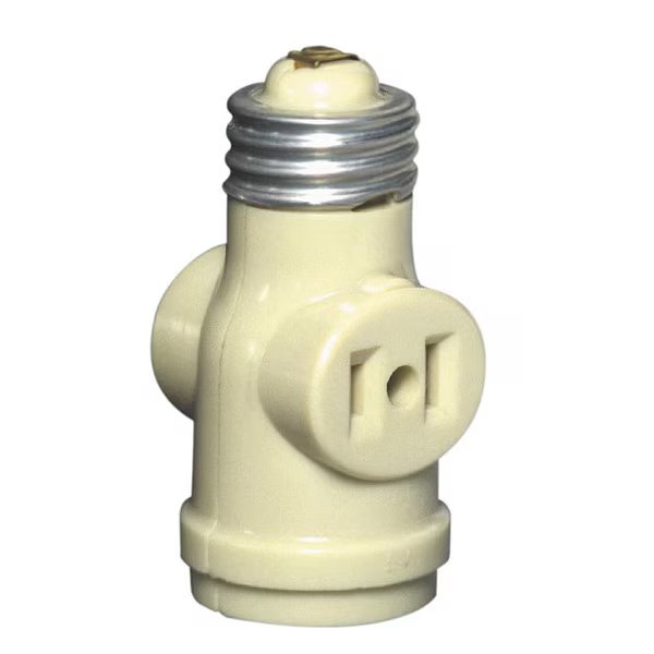 KEYLESS SCKT PLASTIC 1PK, Leviton, Mfr#: C21-01403-00I